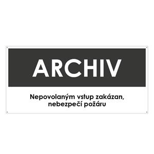 ARCHIV, šedá, plast s dírami 2 mm 190x90 mm