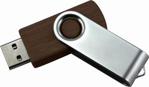 Drewniana pamięć USB 03 Wood 16 GB - ciemne drewno