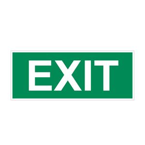 EXIT - bezpečnostná tabuľka, samolepka 200x75 mm