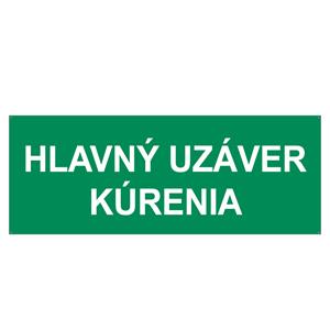 Hlavný uzáver kúrenia, plast 2mm s dierkami-210x80mm