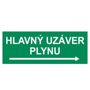 Hlavný uzáver plynu vpravo, plast 2mm s dierkami-210x80mm