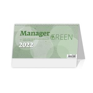 Kalendarz biurkowy 2022 - Manager Green