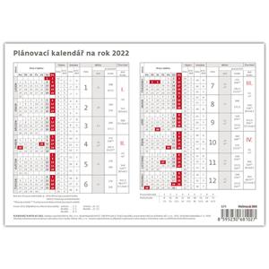 Kalendarz biurkowy 2022 - Planer karta