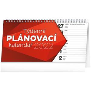 Kalendarz biurkowy 2022 Planner rzędowy