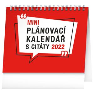 Kalendarz biurkowy 2022 Planner z cytatami