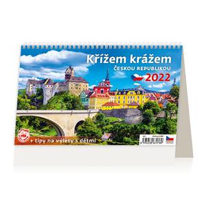 Kalendarz biurkowy 2022 - Przemierzając Czechy