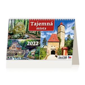 Kalendarz biurkowy 2022 - Tajemnicze miejsca w Czechach