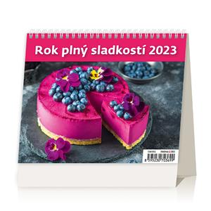 Kalendarz biurkowy 2023 - MiniMax Rok pełen słodyczy