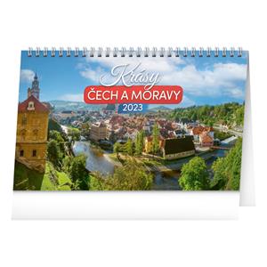 Kalendarz biurkowy 2023 Piękno Czech i Moraw