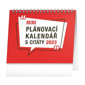 Kalendarz biurkowy 2023 Planner z cytatami