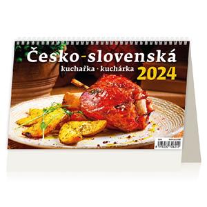 Kalendarz biurkowy 2024 - Domowa książka kucharska