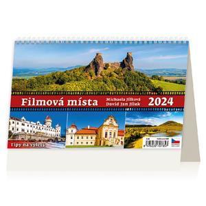 Kalendarz biurkowy 2024 - Filmowe miejsca