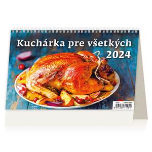 Kalendarz biurkowy 2024 Książka kucharska dla każdego