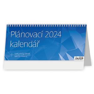 Kalendarz biurkowy 2024 - Planer Niebieski