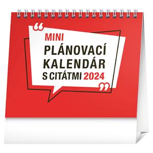 Kalendarz biurkowy 2024 Planner z cytatami SK