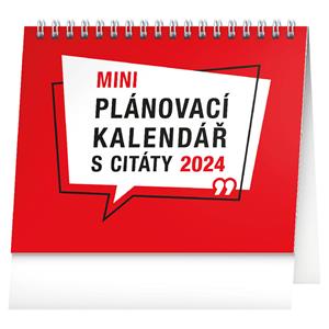 Kalendarz biurkowy 2024 Planner z cytatami