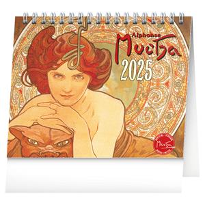 Kalendarz biurkowy 2025 Alfons Mucha