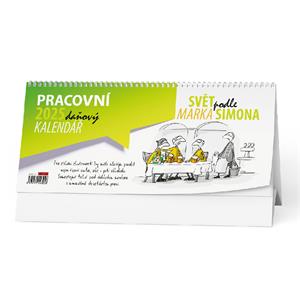 Kalendarz biurkowy 2025 Kalendarz podatku od pracy - Świat według Marka Simona