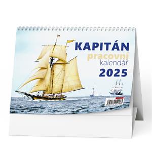 Kalendarz biurkowy 2025 Kapitan