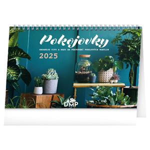 Kalendarz biurkowy 2025 Rośliny pokojowe