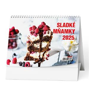 Kalendarz biurkowy 2025 Słodycze