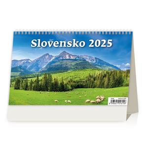 Kalendarz biurkowy 2025 - Słowacja