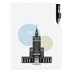 Kalendarz książkowy DESIGN dzienny B6 2026 polski - Warszawa