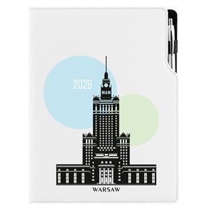 Kalendarz książkowy DESIGN tygodniowy A4 2026 polski - Warszawa