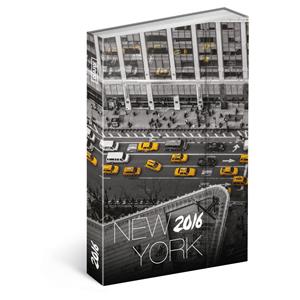 Kalendarz książkowy New York tygodniowy B6 magnetyczny 2016