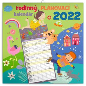 Kalendarz ścienny 2022 Rodzinny planner SK