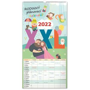 Kalendarz ścienny 2022 Rodzinny planner XXL