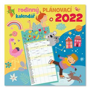 Kalendarz ścienny 2022 Rodzinny planner