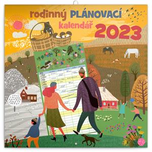 Kalendarz ścienny 2023 Rodzinny planner