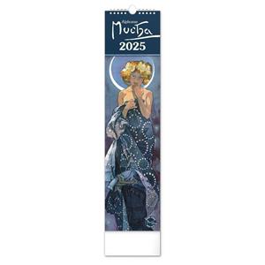 Kalendarz ścienny 2025 Krawat - Alfons Mucha