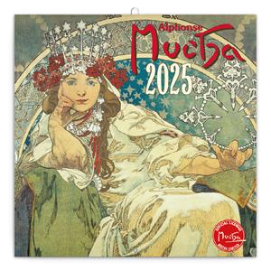 Kalendarz ścienny Alfons Mucha 2025