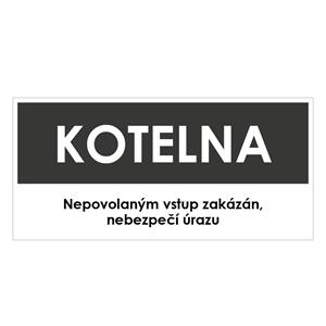 KOTELNA, šedá, plast 2 mm 190x90 mm