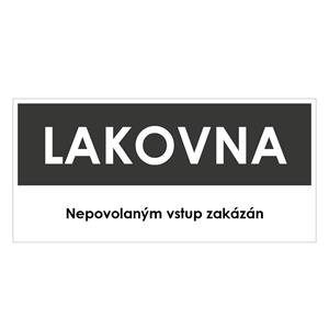 LAKOVNA, šedá, plast 1 mm 190x90 mm