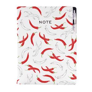 Notes DESIGN A4 kropkowany - Chilli