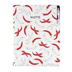 Notes DESIGN A4 kropkowany - Chilli