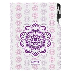 Notes DESIGN A4 kropkowany - Mandala fioletowy