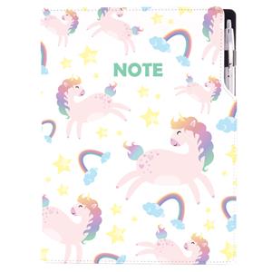 Notes DESIGN A4 kropkowany - Unicorn