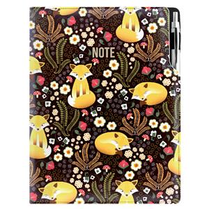 Notes DESIGN A4 liniowany - czarny - lis