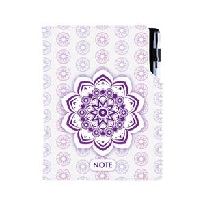 Notes DESIGN A5 kropkowany - Mandala fioletowy