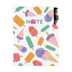 Notes DESIGN B5 kropkowany - Lody