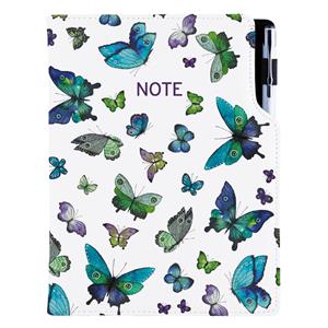 Notes DESIGN B5 kropkowany - Niebieskie motyle