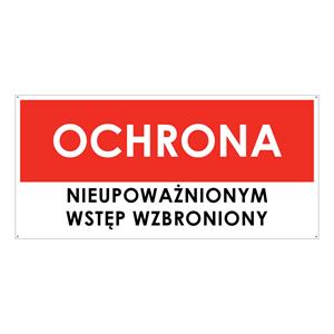 OCHRONA, płyta PVC 2 mm z dziurkami, 190x90 mm