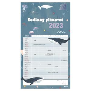 Ścienny kalendarz 2023 Rodziny planer - Las