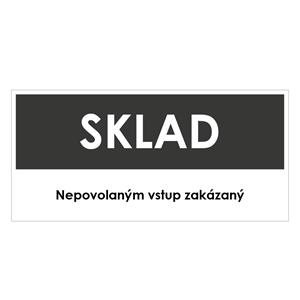 Sklad, šedá, plast 1mm,190x90mm