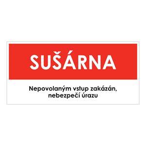 SUŠÁRNA, červená, plast 1 mm 190x90 mm