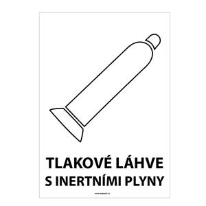 TLAKOVÉ LÁHVE S INERTNÍMI PLYNY, plast 1 mm, A5